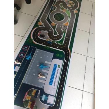 Imagem de Pista Para Carros Hot Wheels Pista + Aeroporto Mega