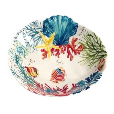Imagem de Saladeira em Melamina Desenho Estrela do Mar 30x9,5cm Mult 50083 - Ent