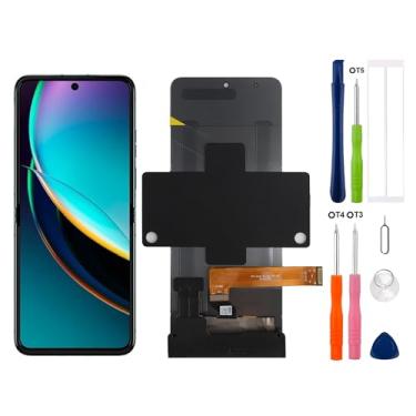 Imagem de Substituição de tela digital LCD compatível com Moto Razr 2023 / Razr + Plus 2023 / Razr 40 / Razr 40 Ultra LCD Display Touch Screen Digitalizador Assembly com ferramentas de reparo