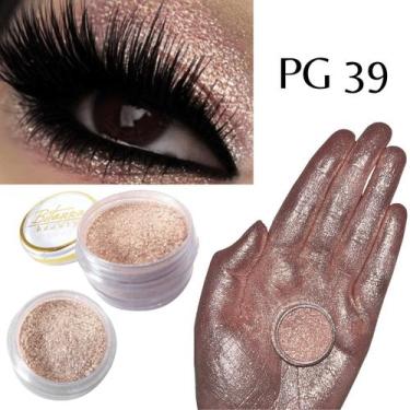 Imagem de Sombra asa de borboleta Pigmento e Glitter Cor PG 39 - Bitarra Beauty 