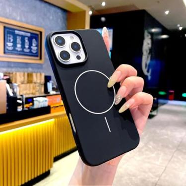 Imagem de HTVJFX Capa de silicone macia de luxo para iPhone 11 Pro com carregamento sem fio e capa completa (para iPhone 11 Pro/preta)