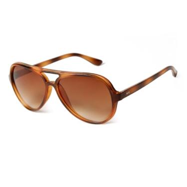 Imagem de Óculos de Sol Oversized com Lentes Degradê Marrons, Estilo Vintage, para Mulheres e Homens, Proteção UV (10)