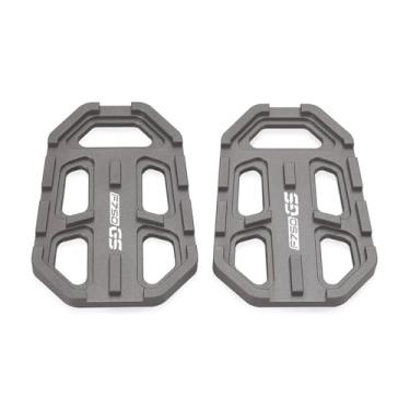 Imagem de Anti-derrapante Boleto largo pé pegs pedais resto footpegs para f750gs f 750 gs f750 aventura 2018 2019 2020 2021 2022(Gray)