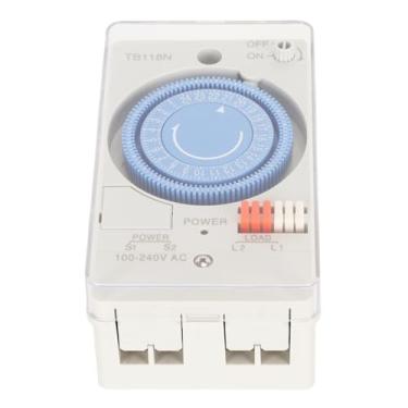 Imagem de CUOFYUNL TB118N Mecânico Interruptor de controle de tempo Mínimo de 15 minutos Temporizador mecânico de alta precisão para cozinha doméstica ao ar livre AC