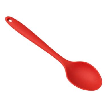 Imagem de Colher De Silicone 27cm Resistente Jjb Utilidades Vermelho