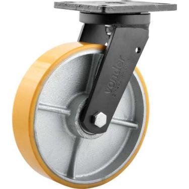 Imagem de Rodizio Giratório 8'' Pu+Ferro Industrial Vonder