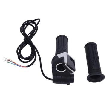 Imagem de Zyyini Punho do Guiador do Acelerador Giratório de Scooter Elétrico Com Display LCD para E-BIAK - Design de Punho Confortável, Material à Prova de Desgaste - Perfeito para Adolescentes e Adultos