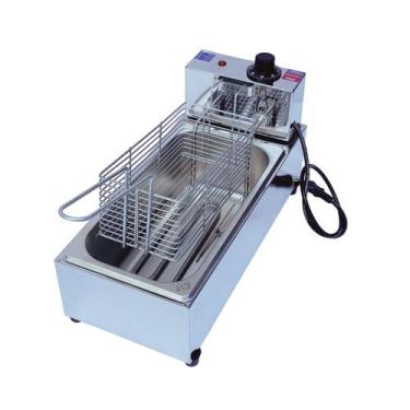 Imagem de Fritadeira Elétrica Industrial Cuba 3l Inox - Casinha Industrial, Inox