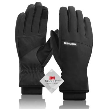 Imagem de Luvas térmicas masculinas e femininas, 100% à prova d'água, médias para esqui, condução, corrida, equitação, digitação, texto, ciclismo, ciclismo, caminhada, futebol, esporte, para homens, mulheres