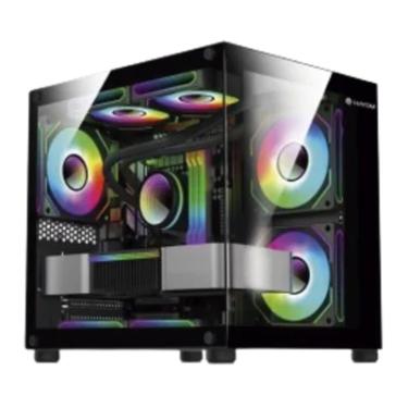 Imagem de Gabinete Gamer Aquário Gb1796 Com 4 Cooler Fan LED RGB - Hayom