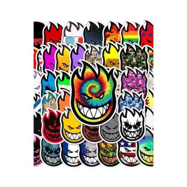 Imagem de Adesivos De Skateboard À Prova d'Água Spitfire 50 Peças, Decalques DIY