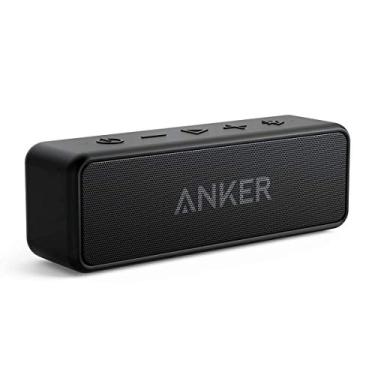 Imagem de Anker soundcore 2 Caixa de Som Bluetooth Portátil com 12W de Som Estéreo, Bluetooth 5, BassUp, à Prova d'Água IPX7, 24 Horas de Reprodução, Emparelhamento Estéreo Sem Fio, Ideal para Casa e Viagens
