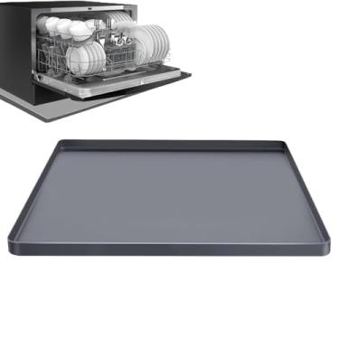 Imagem de Panela de drenagem para -louças, bandeja coletora de silicone para mini geladeiras e máquinas de lavar, tapete multifuncional de derramamento para acessórios de máquina de lavar em casa