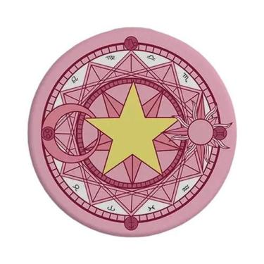 Imagem de Espelho Redondo Pequeno Anime Card Captor Sakura, Espelho Portátil De 