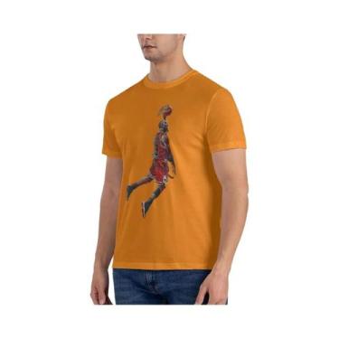 Imagem de Camiseta Masculina Y2K Harajuku Estilo Street Fashion Com Estampa Mich