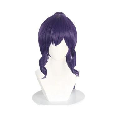 Imagem de Fantasia De Cosplay Feminina Asahina Mafuyu, Vestido Lolita Com Peruca