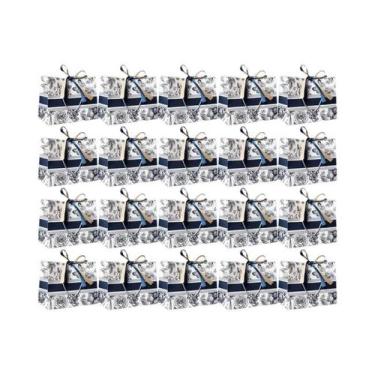 Imagem de Sacolas De Presente Florais INS Fashion Com Fita, Sacolas De Papel Par