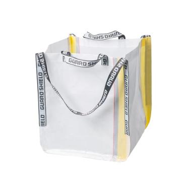 Imagem de GUARD SHIELD Sacola de compras de supermercado extragrande reutilizável com alças, 20 galões resistente para lavanderia e mudança