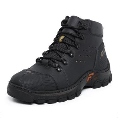 Imagem de Bota Masculina Coturno Trabalho Trilha Reforçada Bico PVC-Masculino
