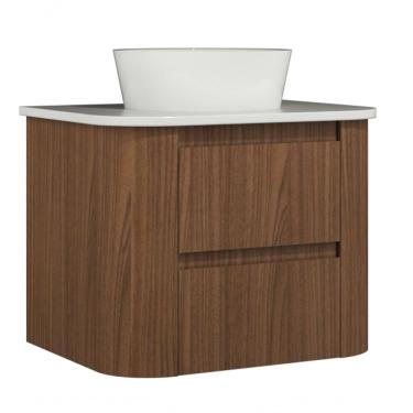 Imagem de Gabinete Suspenso Para Banheiro Estela 2g 60cm Jequitibá