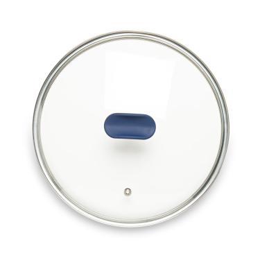 Imagem de Tampa de Vidro Ichef Polishop - Shark Series - 28Cm - Azul | Azul 28 cm