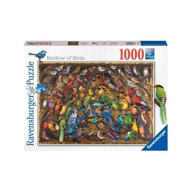 Imagem de Puzzle 1000 Peças Arco-íris de Pássaros Ravensburger 12000281