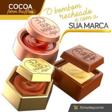 Imagem de Forma de Chocolate Personalizada Cocoa Form - Trufas - no-brand, 3 cav