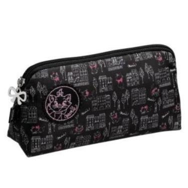 Imagem de Estojo Escolar De Lápis Necessaire Infantil Marie Preto - Foroni
