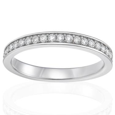 Imagem de Anel Aço Inoxidável 316l Prata Cravejado Com Zircônias - Nevatto Acess