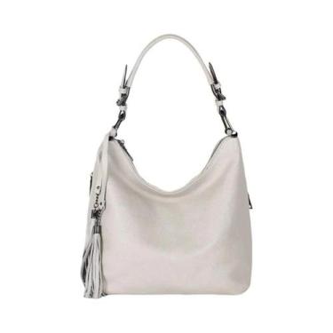 Imagem de Bolsa De Ombro Grande Em Couro Legítimo Vermelho Com Franjas Para Mulh