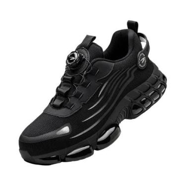 Imagem de Botas De Trabalho Indestrutíveis Com Biqueira De Aço Para Homens, Anti