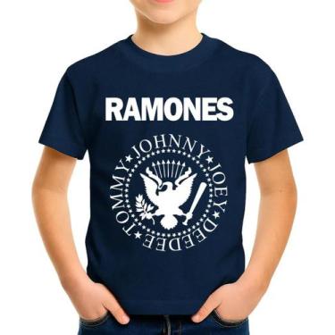 Imagem de Camiseta Camisa Infantil Juvenil Banda de Rock Ramoness MD6 - Casetal,