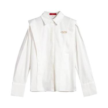 Imagem de Blusa Casual Feminina De Manga Longa Com Renda Para O Verão 2024, Cor 