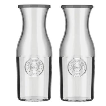 Imagem de Jarra Decanter Americano Vintage vidro Nadir c/ Tampa Plástica 1,2 lit