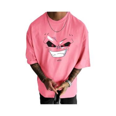 Imagem de Camiseta De Anime Dragon Ball Goku Majin Buu De Verão, Manga Curta, Al