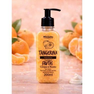 Imagem de Hidratante Corpo e Rosto Tangerina 200ml Hidratação e Perfume Intenso 