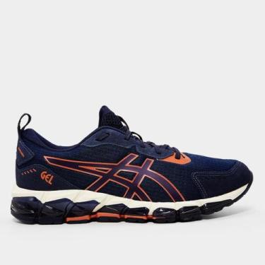 Imagem de Tênis Asics Gel-Quantum 360 CTW Masculino, Marinho, Laranja, 41