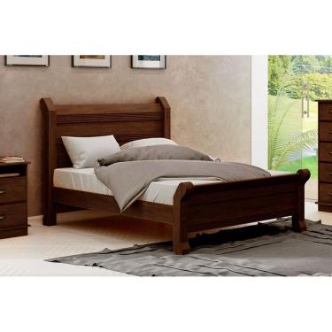 Imagem de Cama de Casal Júlia de Madeira Maciça Pinus