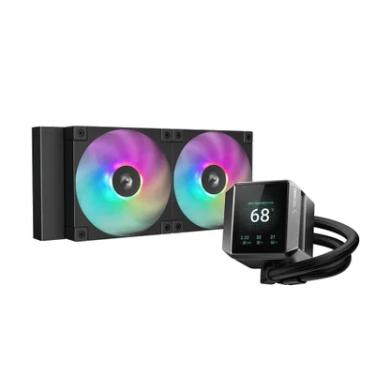 Imagem de Water Cooler Deepcool Mystique 240mm Anti-leak ARGB Preto