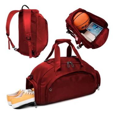 Imagem de Bolsa Vernelha Esportiva Multifuncional 4 Alças Reforçada - T60