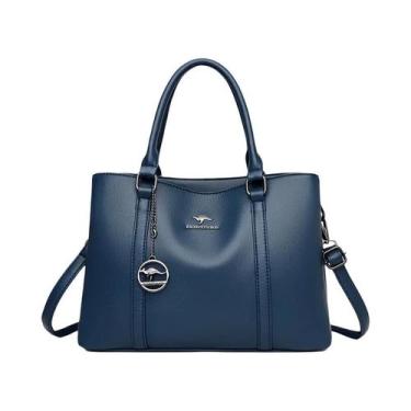 Imagem de Bolsa De Ombro Grande De Couro De Designer Luxuoso Para Mulheres, Bols