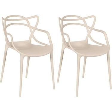 Imagem de Kit 2 cadeiras allegra nude - Mobilia 77