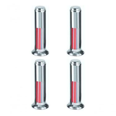 Imagem de Kit 4 Porta Canudo 300MM em Aço Inox 430 com Base 11CM para Bancada Higipack