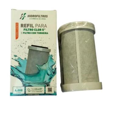 Imagem de Refil Carbon Block Frisbel 5 Pol. Elimina Cloro e Odores Água Limpa - 