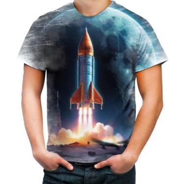 Imagem de Camiseta Desgaste Foguete Espacial Space Rocket Espaço 3 - Kasubeck St