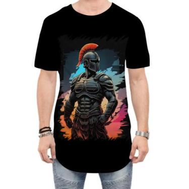 Imagem de Camiseta Longline Soldado Romano Império 6 - Kasubeck Store®, G