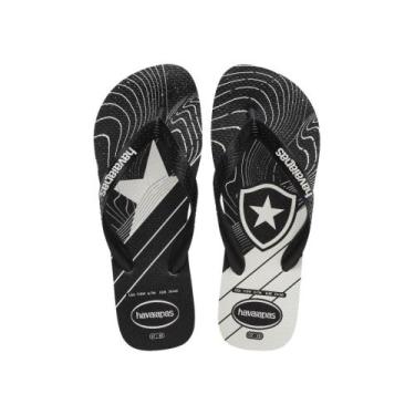 Imagem de Chinelo Havaianas Top Botafogo Oficial Times Original Unissex Infantil