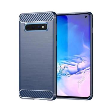 Imagem de Capa de silicone antichoque para samsung galaxy s10, s10e, s10plus, fi