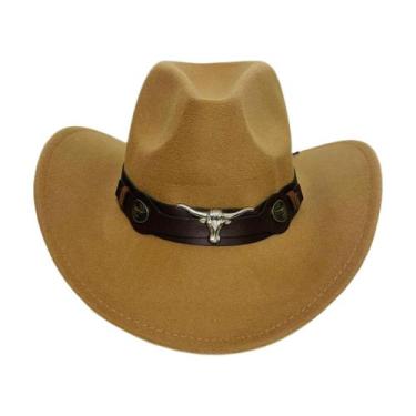 Imagem de Chapéu Country Sertanejo Australiano Rodeio Shows Peão Cowboy Unissex 