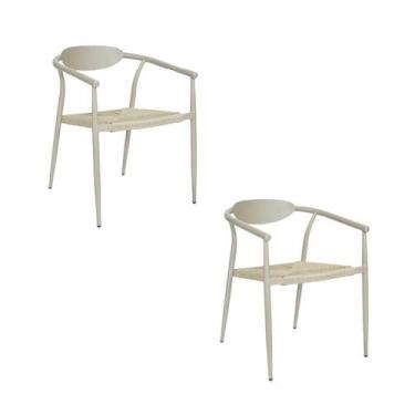 Imagem de Kit com 2 Cadeiras em Aluminio e Corda Náutica para Área Externa Isla 